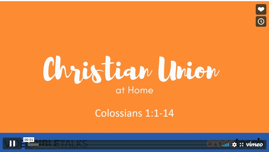 CU at Home 1 - Colossians 1:1-14
