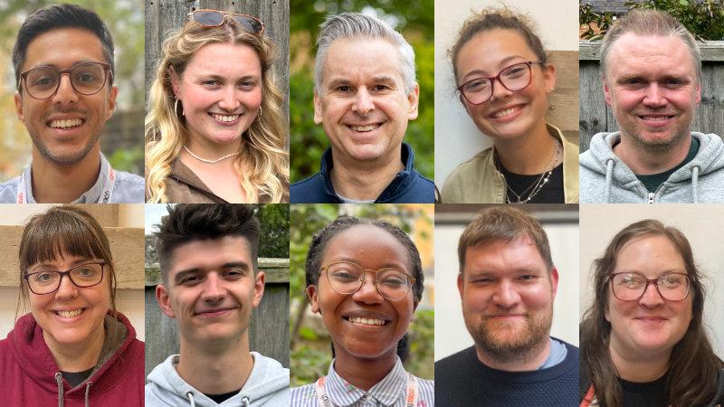 A grid of portaits of various members of the crossteach team.